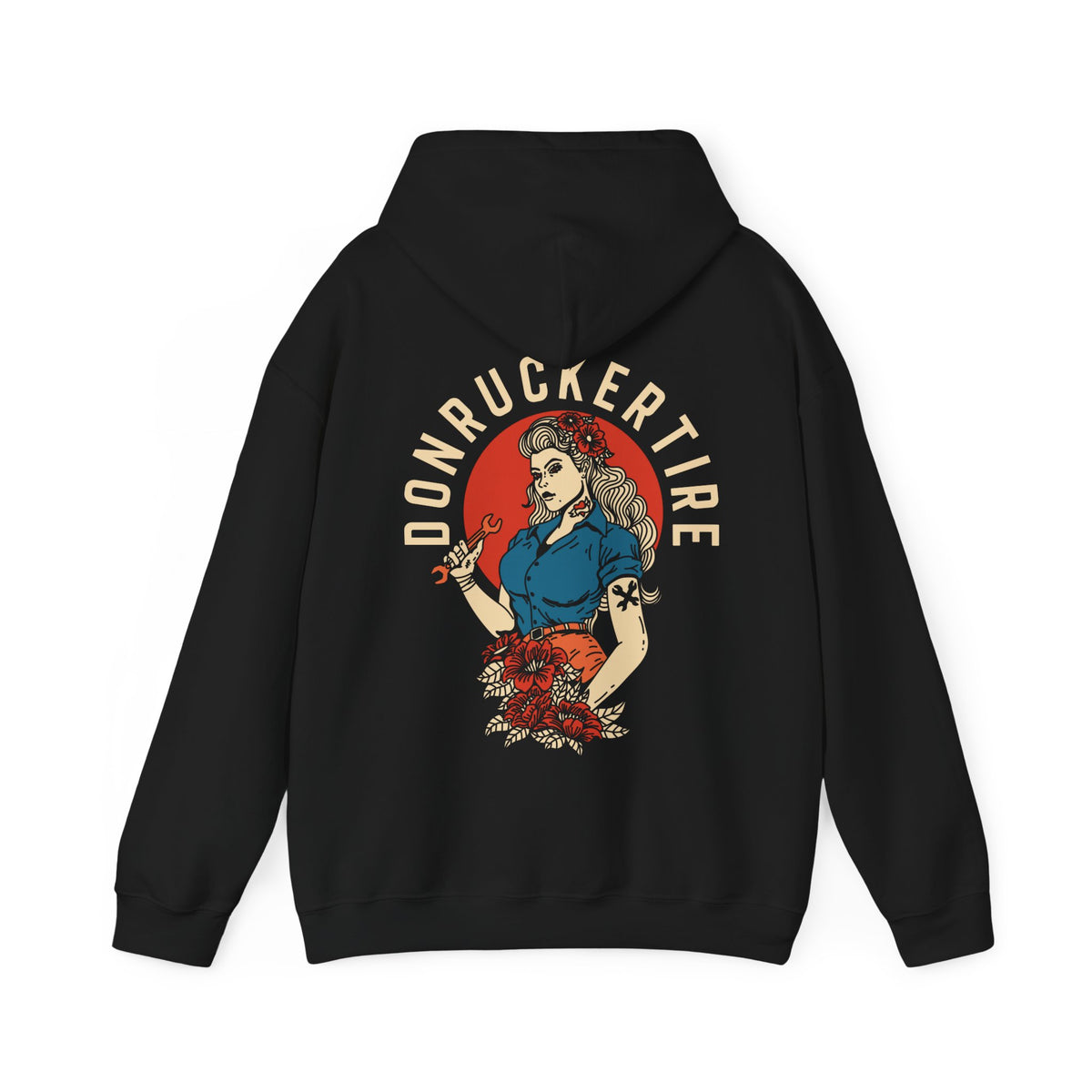 Pinup Girl: Hooded Sweatshirt