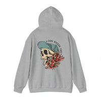 Skull Flat Bill: Hooded Sweatshirt