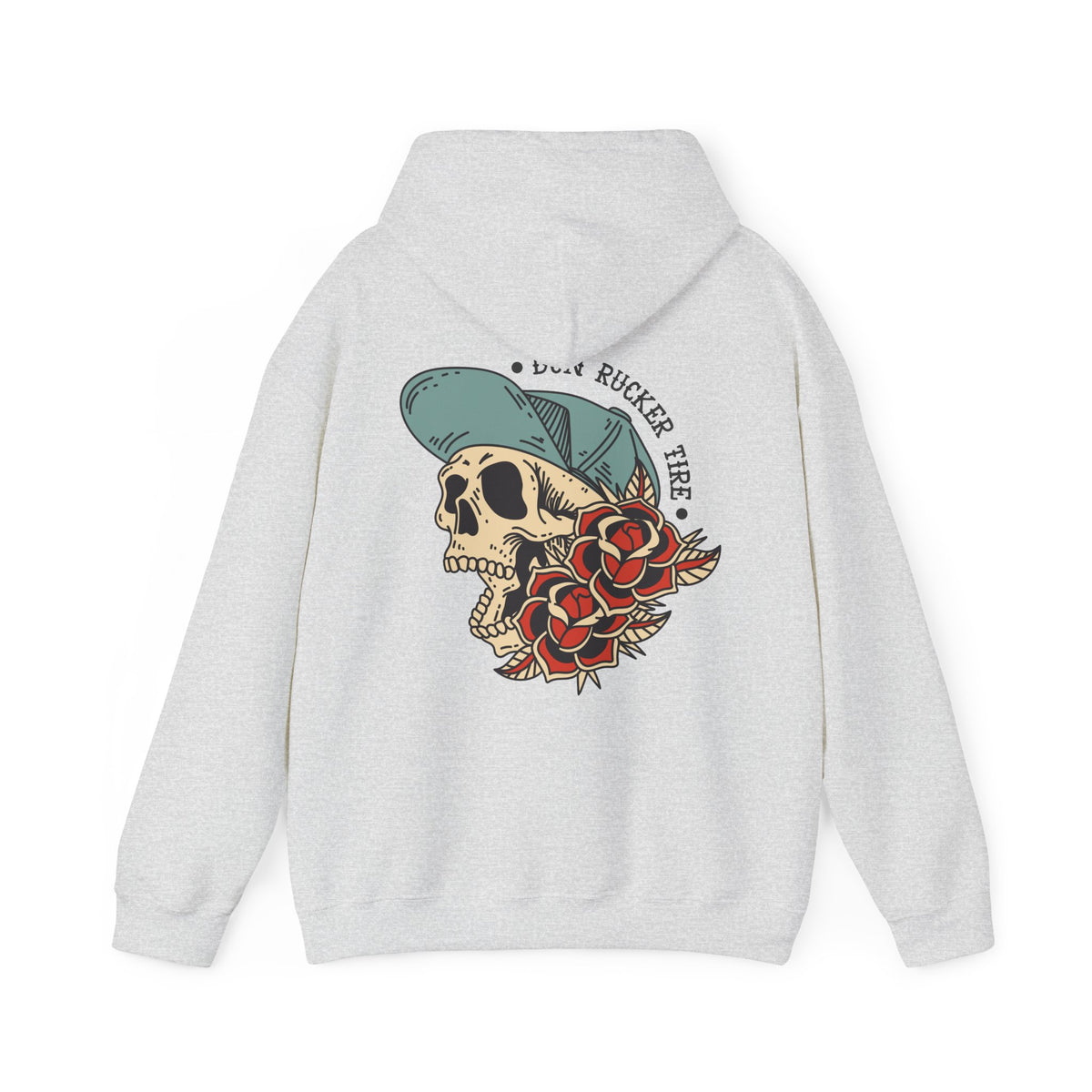 Skull Flat Bill: Hooded Sweatshirt