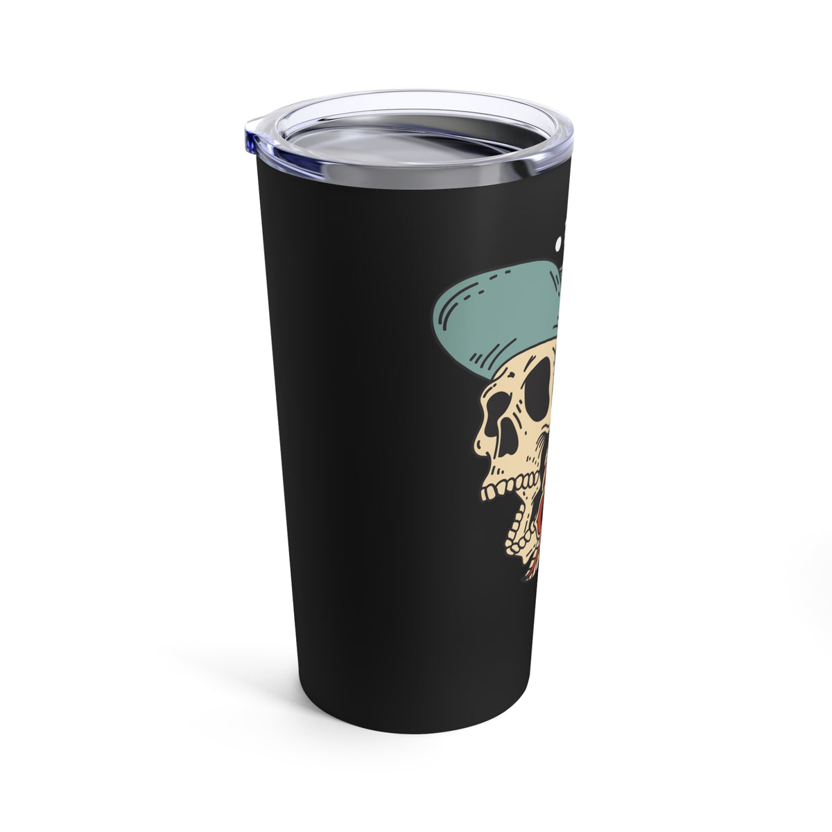 Skull Flat Bill Tumbler 20oz