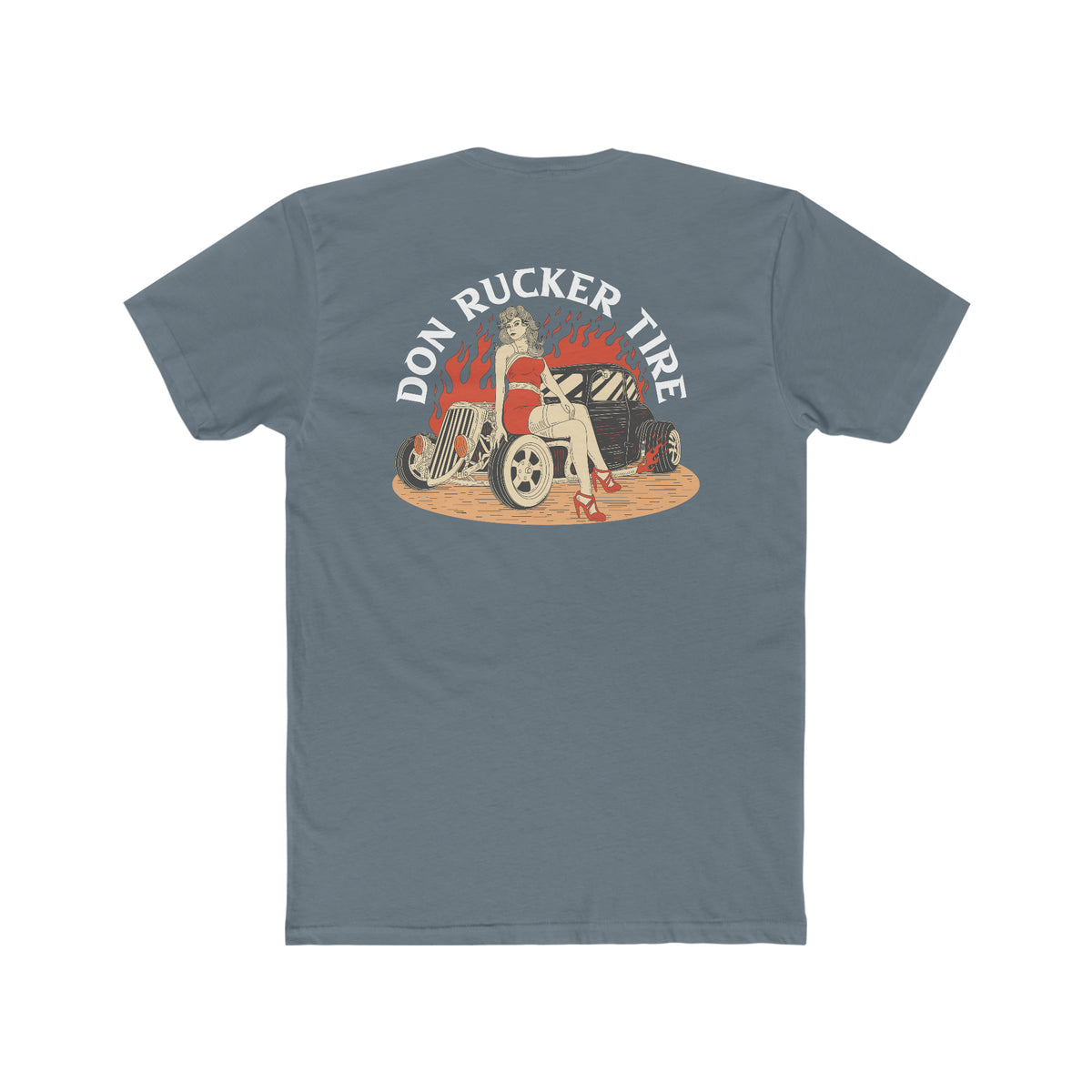 Hot Rod Pinup: Cotton Crew Tee