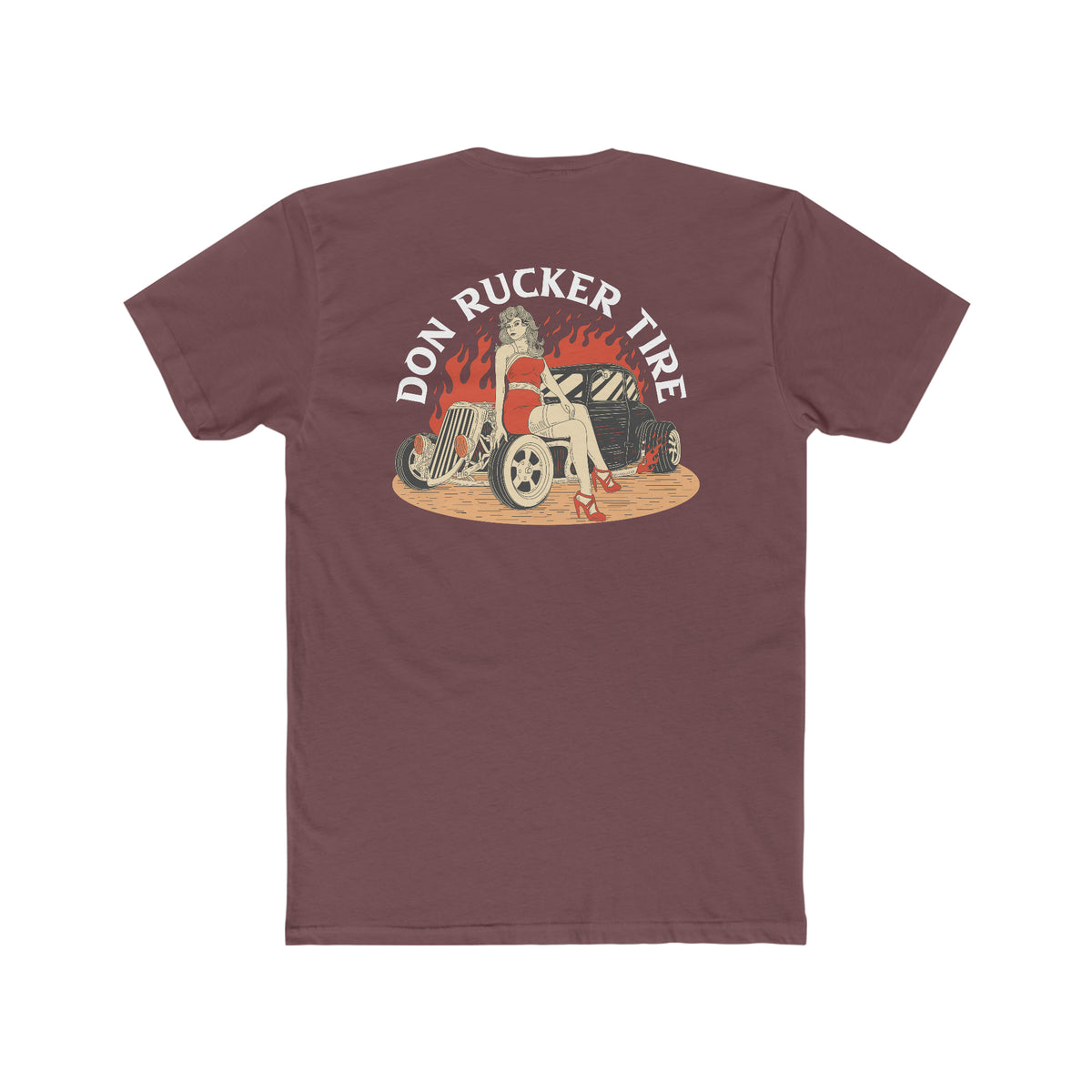 Hot Rod Pinup: Cotton Crew Tee