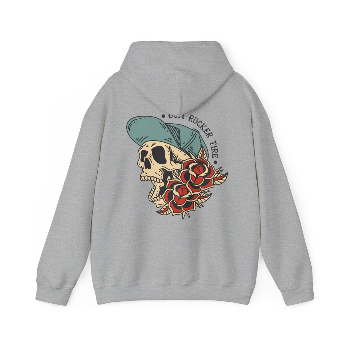 Skull Flat Bill: Hooded Sweatshirt