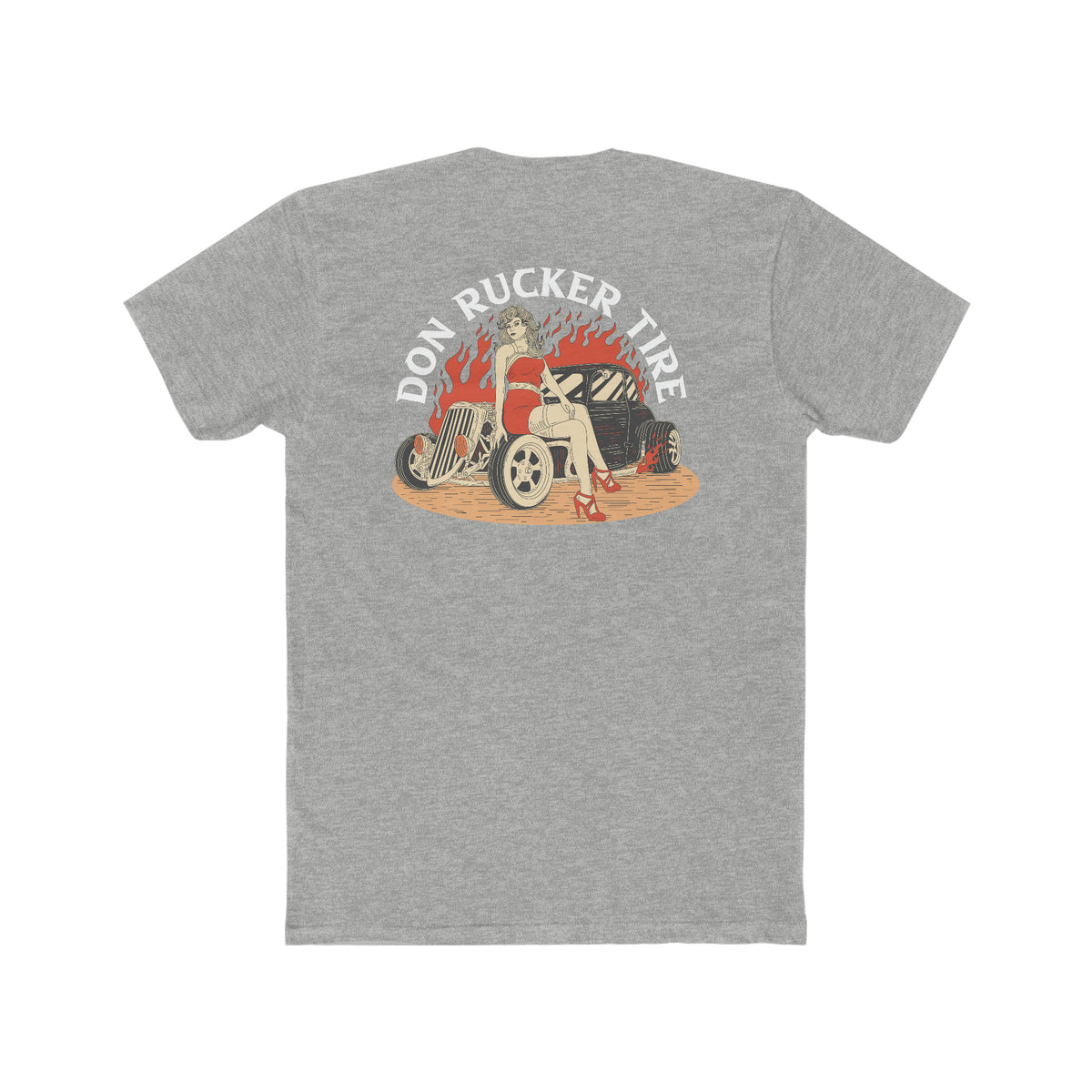 Hot Rod Pinup: Cotton Crew Tee