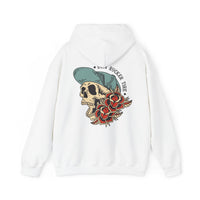 Skull Flat Bill: Hooded Sweatshirt