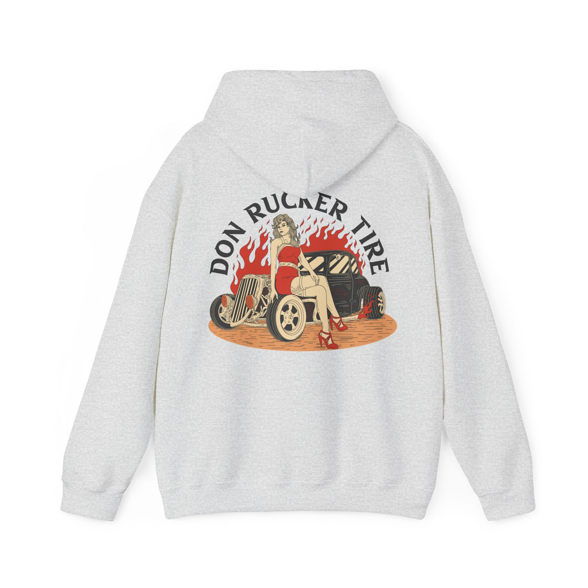 Hot Rod Pinup: Hooded Sweatshirt