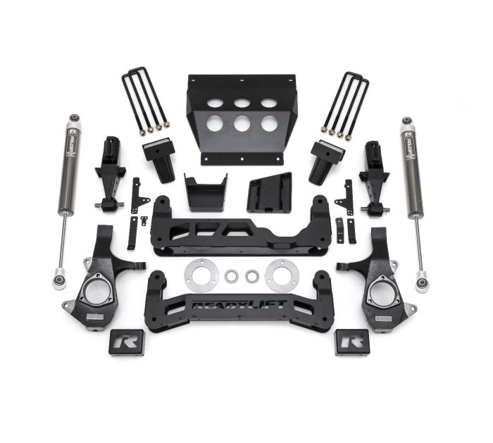 7" LIFT KIT - GM SILVERADO / SIERRA 1500 - 2014-2016 W/ FORGED STEEL SUSPENSION WITH FALCON 1.1 MONOTUBE SHOCKS  44-34710