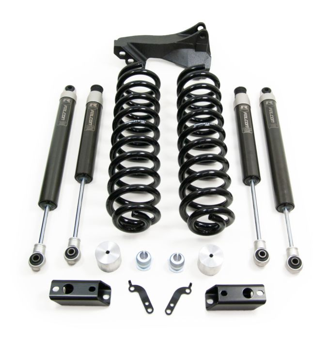 2.5" COIL SPRING FRONT LIFT KIT W/FALCON 1.1 MONOTUBE SHOCKS FRONT/REAR - FORD SUPER DUTY DIESEL 4WD 2020-2024 46-20253