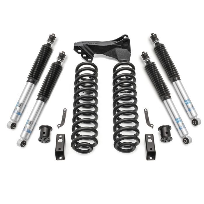 2.5" COIL SPRING FRONT LIFT KIT W/BILSTEIN SHOCKS FRONT/REAR - FORD SUPER DUTY DIESEL 4WD 2017-2019 46-2724