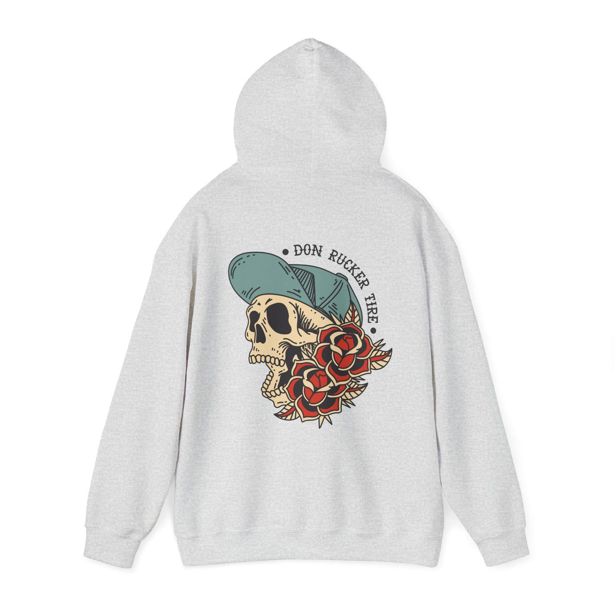 Skull Flat Bill: Hooded Sweatshirt