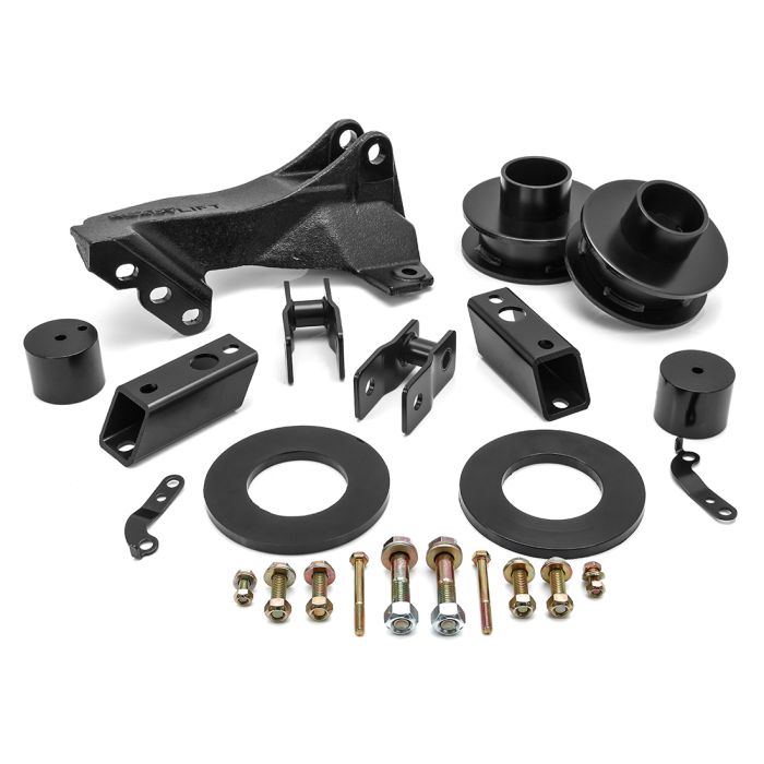 2.5" LEVELING KIT W/ TRACK BAR RELOCATION BRACKET - FORD SUPER DUTY 4WD 2011-2024  66-2726