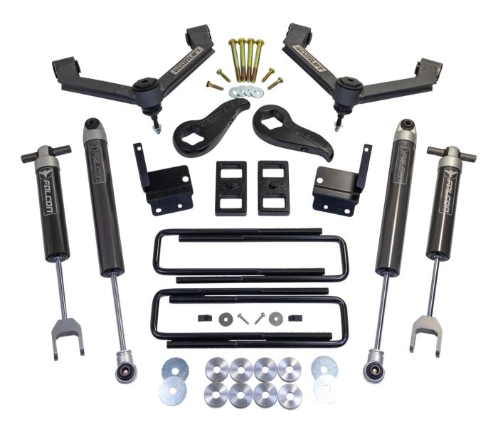 3'' SST LIFT KIT WITH FABRICATED CONTROL ARMS AND FALCON 1.1 MONOTUBE SHOCKS- GM SILVERADO / SIERRA 2500HD/3500HD 2020-2024 69-30320