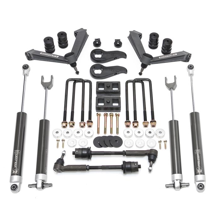 3.5'' SST LIFT KIT FRONT WITH 2'' REAR WITH FABRICATED CONTROL ARMS AND FALCON 1.1 MONOTUBE SHOCKS- GM SILVERADO / SIERRA 2500HD 2020-2021 69-30350