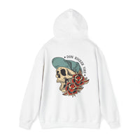 Skull Flat Bill: Hooded Sweatshirt